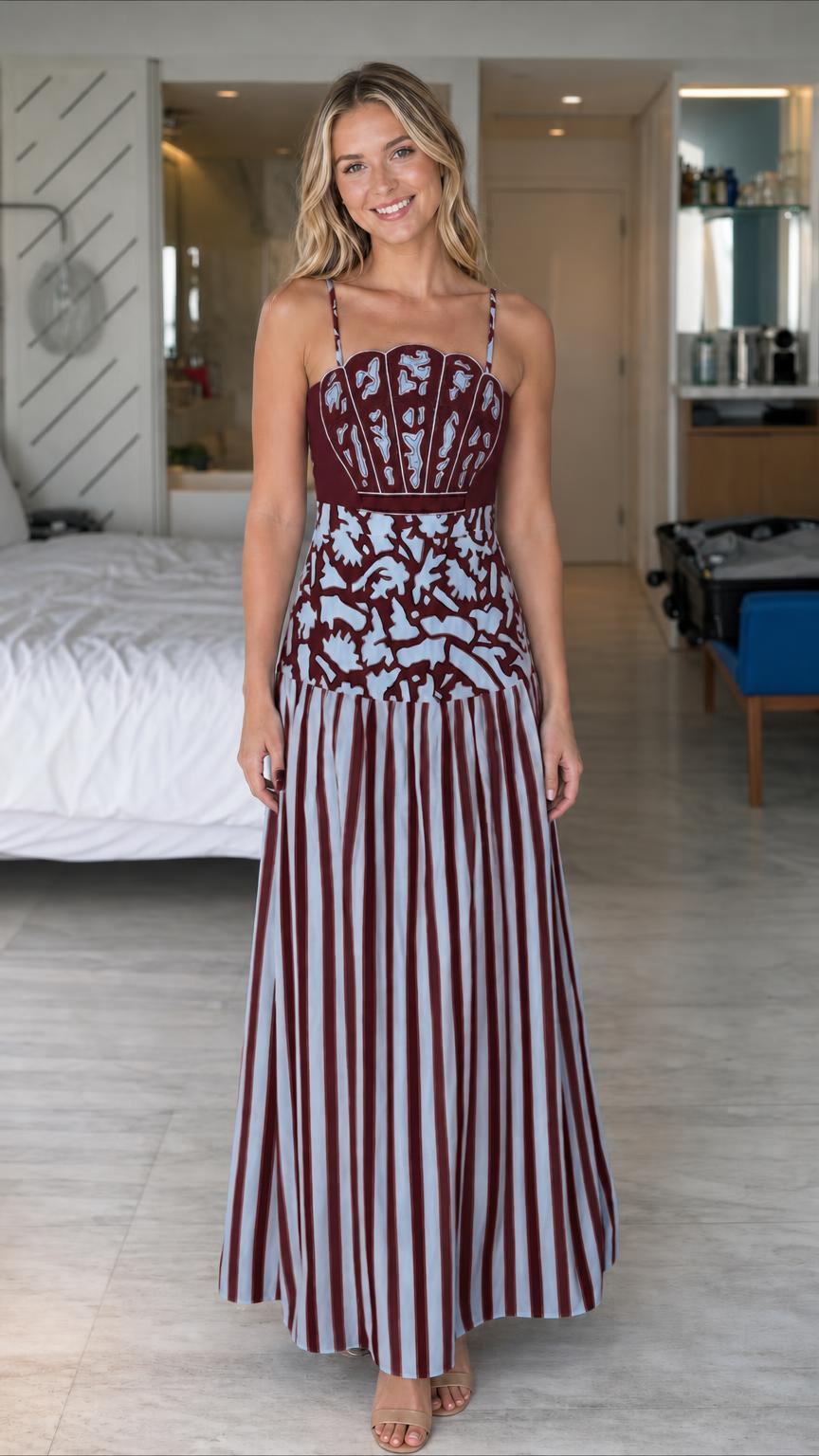 Front view of burgundy color variant